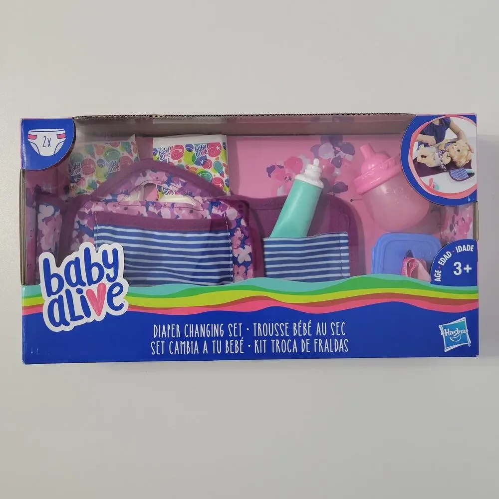 Hasbro Baby Alive Diaper Changing Set Accessory Ages 3+ 2018, New in Box